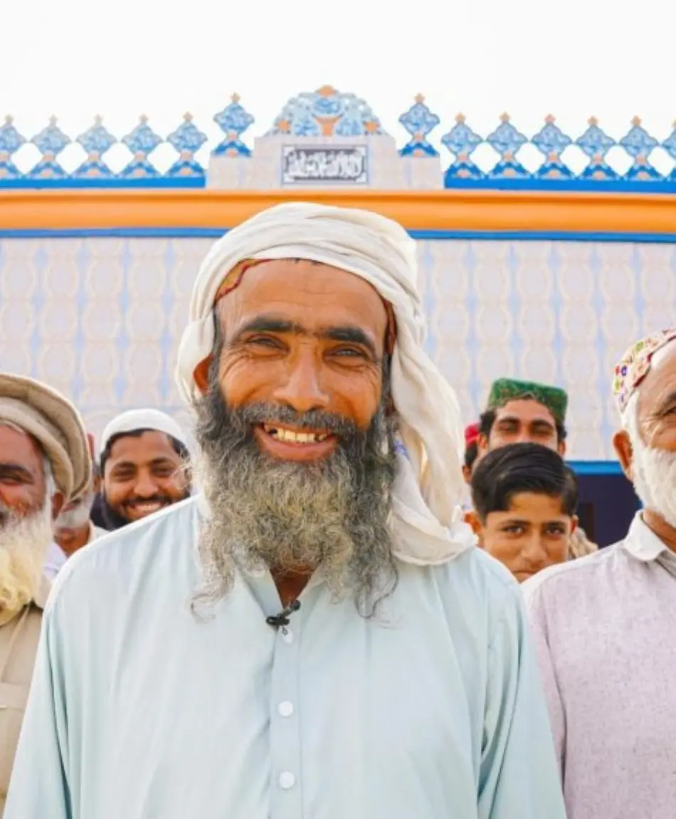 build a masjid banner image  mobile