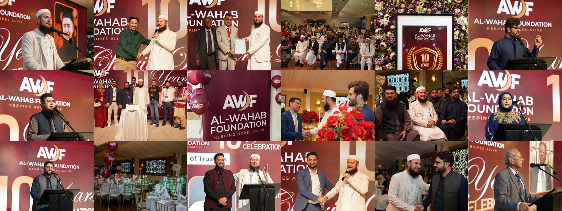 Al-Wahab Foundation’s 10-Years Celebration Banner Image
