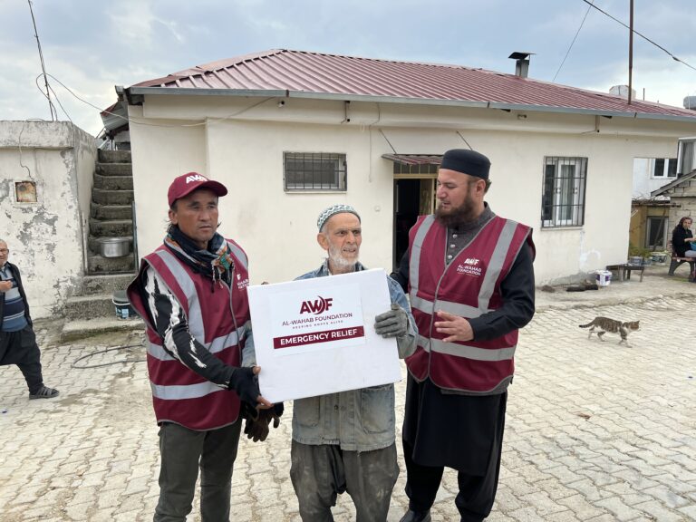 Volunteers outdoors