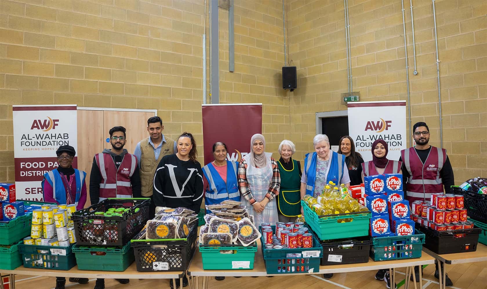 Food Distribution in the UK during serving humanity