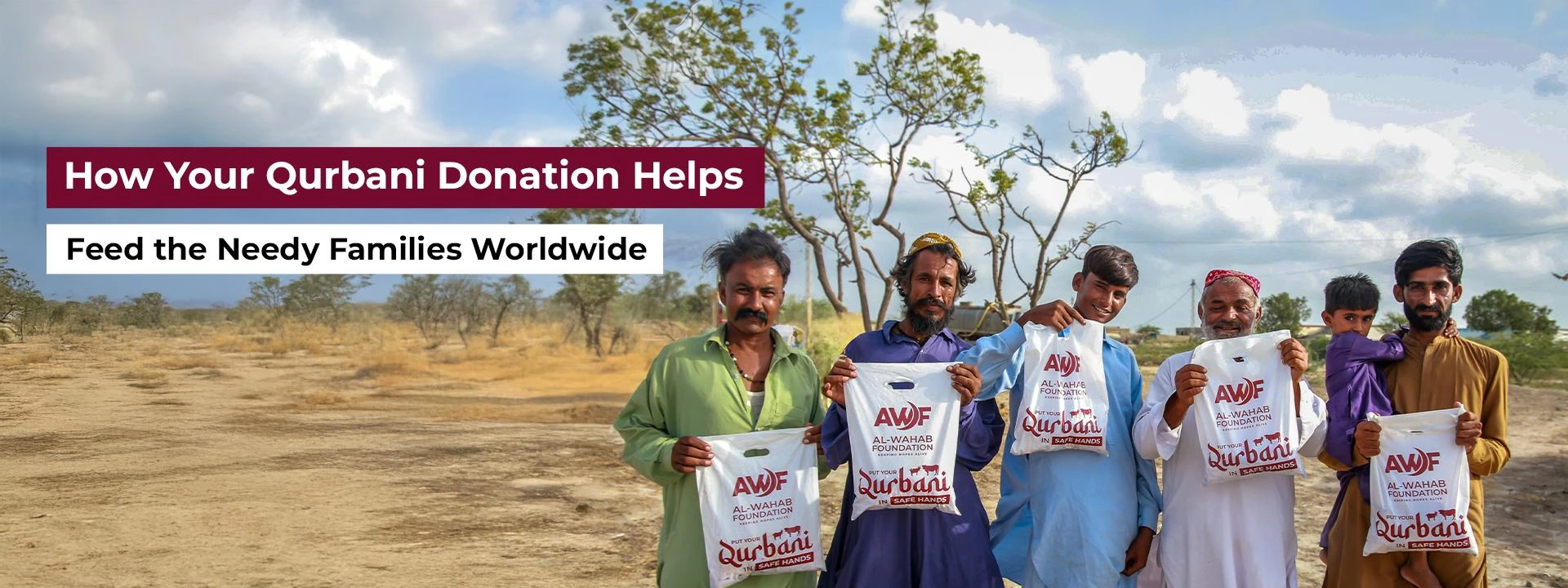 How Your Qurbani Feeds Needy Families Worldwide | AWF