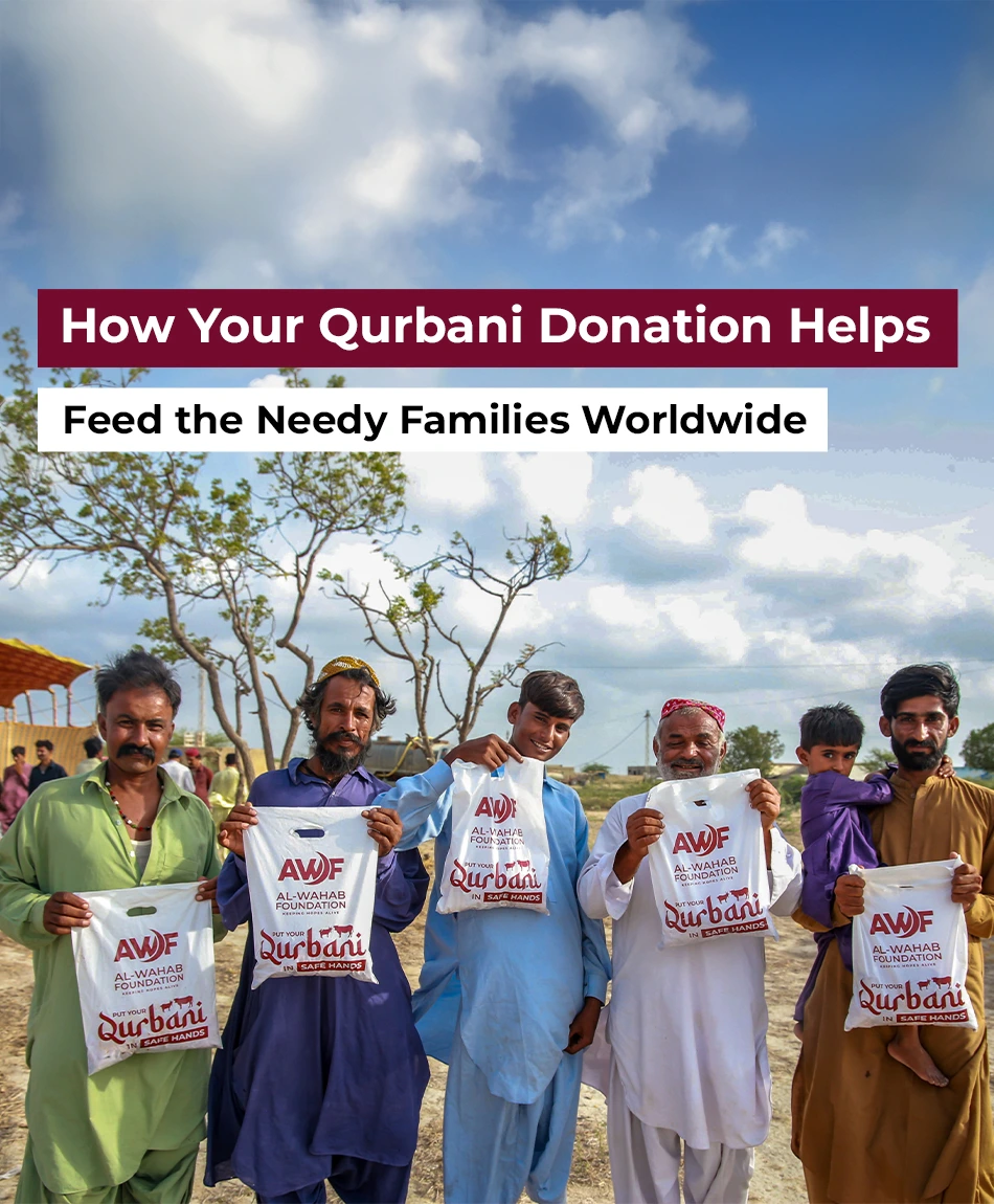 How Your Qurbani Feeds Needy Families Worldwide | AWF