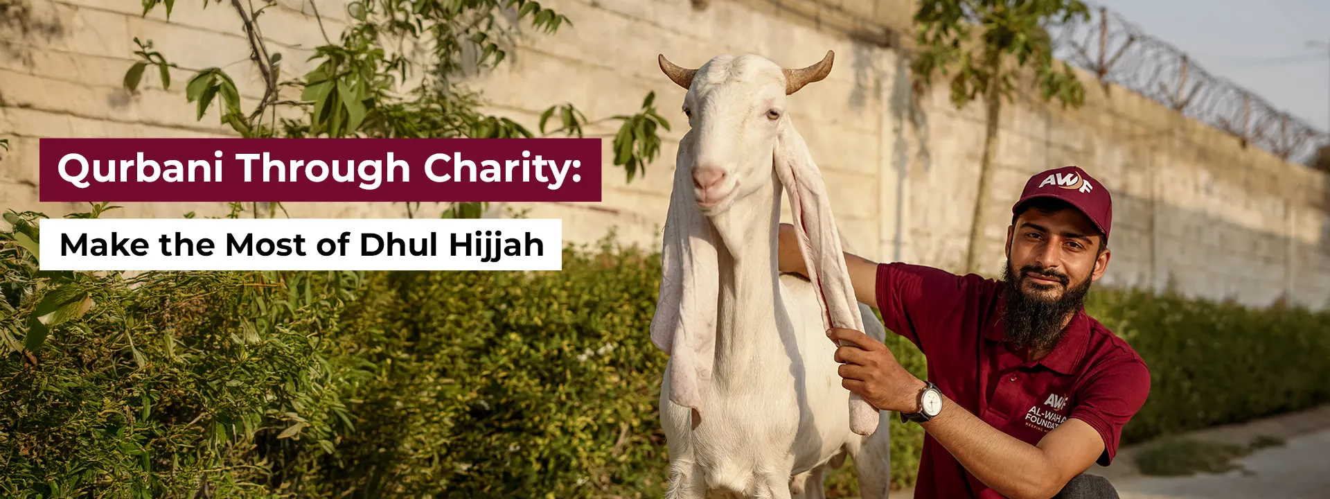 Qurbani through charity in Dhul Hijjah