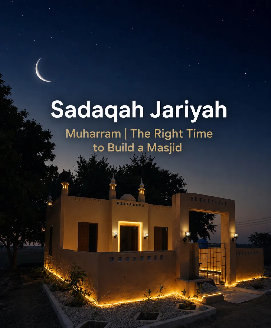 Sadaqah Jariyah: Why Muharram is the Right Time to Help Build a Masjid