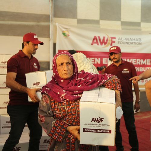 Shakeela Bibi Extends Warm Thanks Towards AWF for Sewing Machine