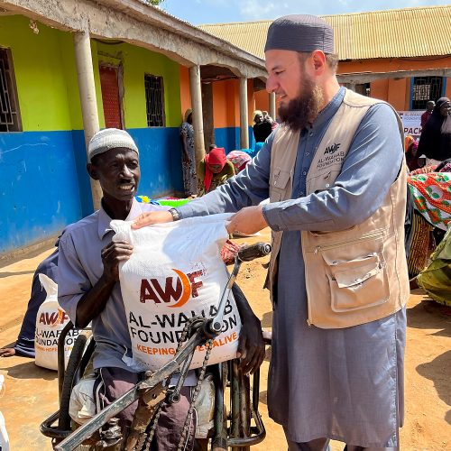 Nourishing Hope for Uganda: Al-Wahab Foundation's Food Packs for Disabled Community